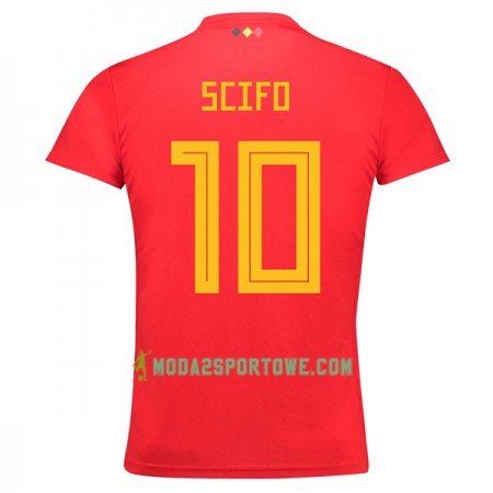 Koszulka Belgia Scifo 10 Mistrzostwa Świata 2018 Domowe Stroje Piłkarskie